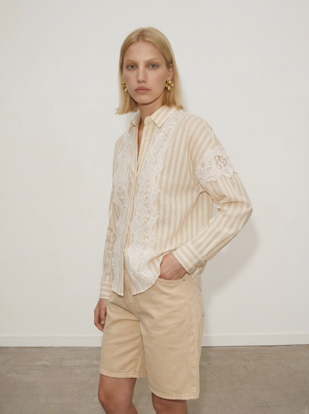 Chemise Halo Beige