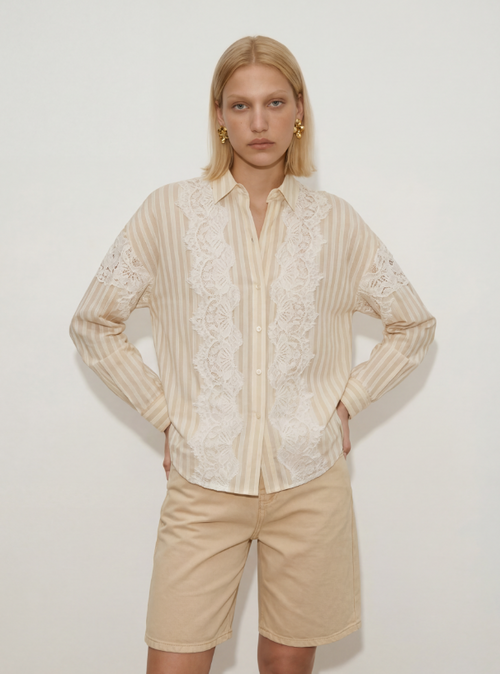 Chemise Halo Beige