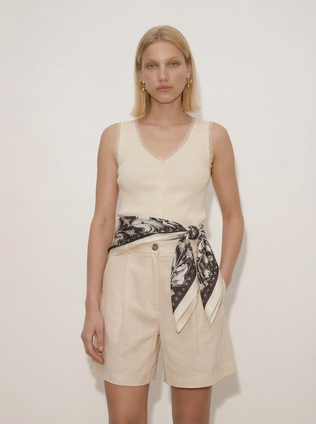 Short Aéris Beige