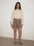 Chemise Lumi - Chemise Fluide avec Col en Broderie Anglaise