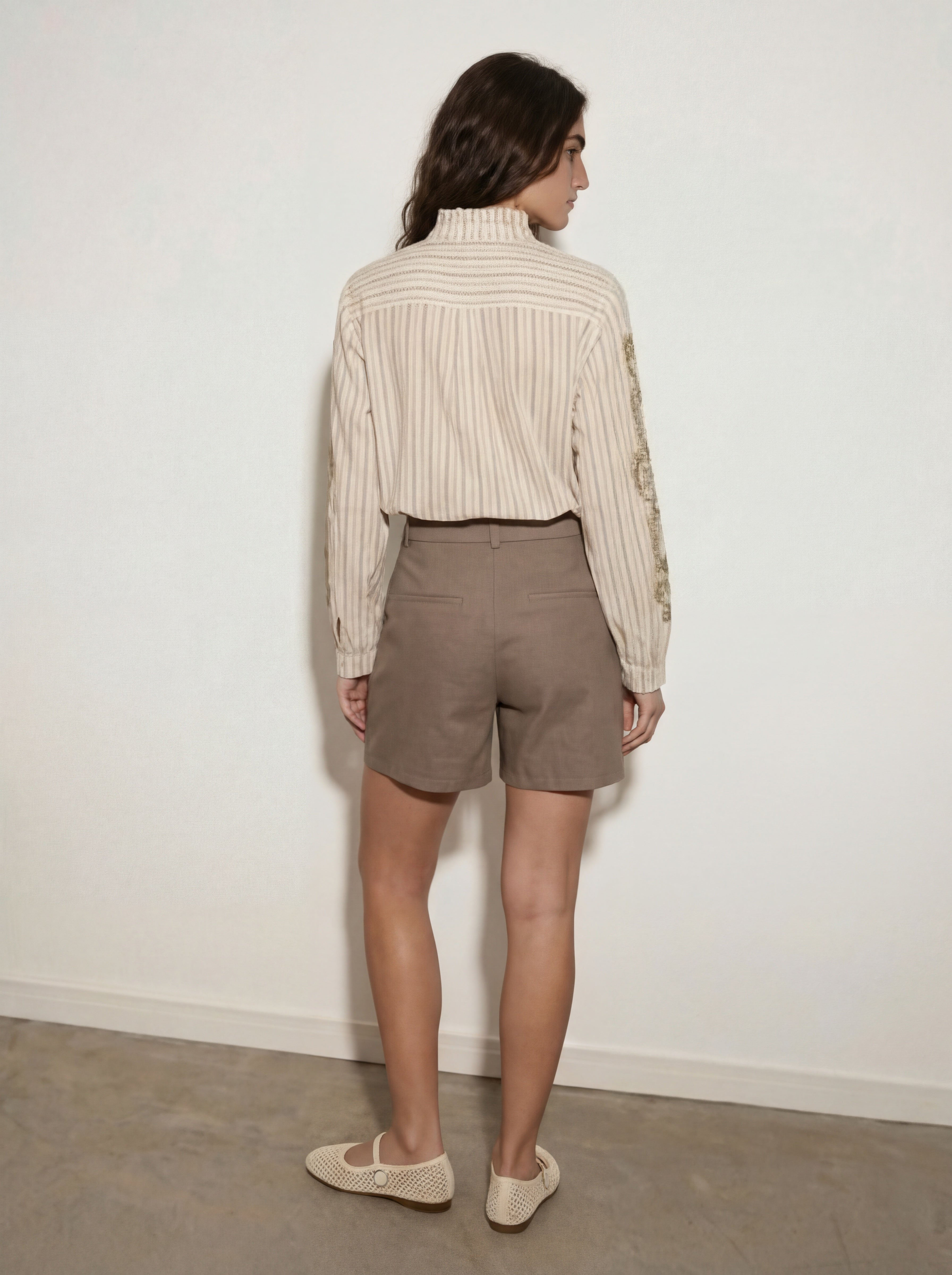 Chemise Tessia - Chemise Rayée brodée