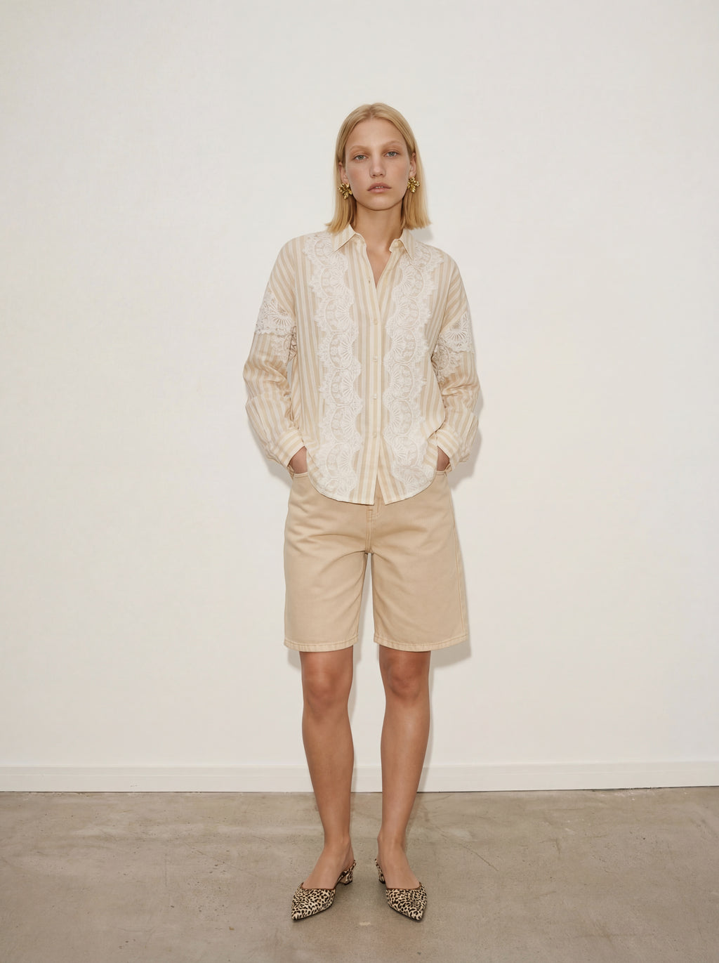 Chemise Halo Beige