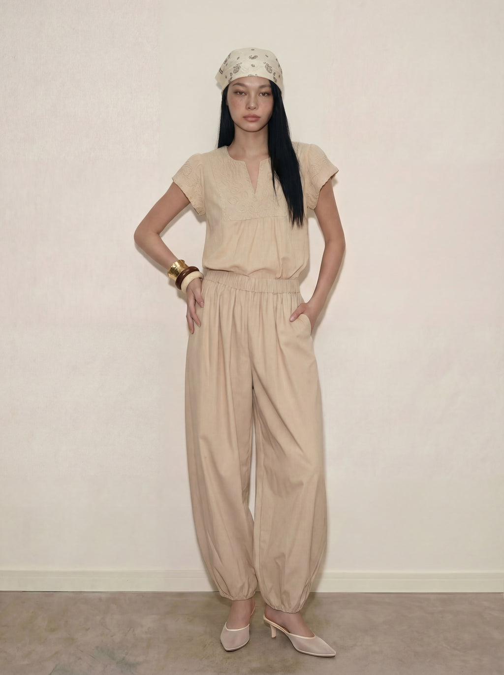 Pantalon Ballon Dune Beige